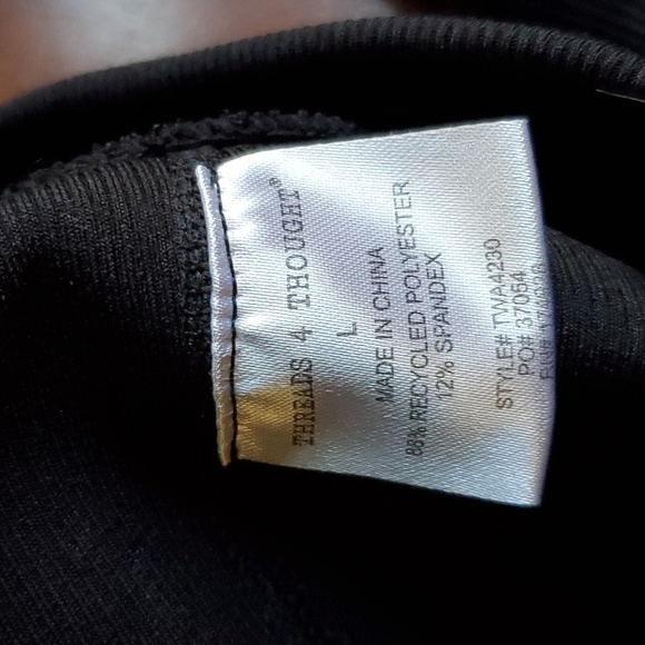 Threads 4 Thought Lexi Rib Performance Jacket in black - Picture 12 of 12